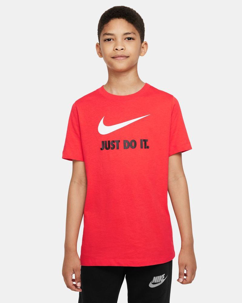 tee shirt nike sportswear rouge pour enfant ar5249 696