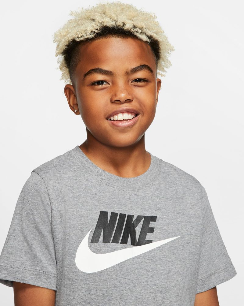 Maglietta Nike Sportswear grigia per bambini AR5252 091 EKINSPORT