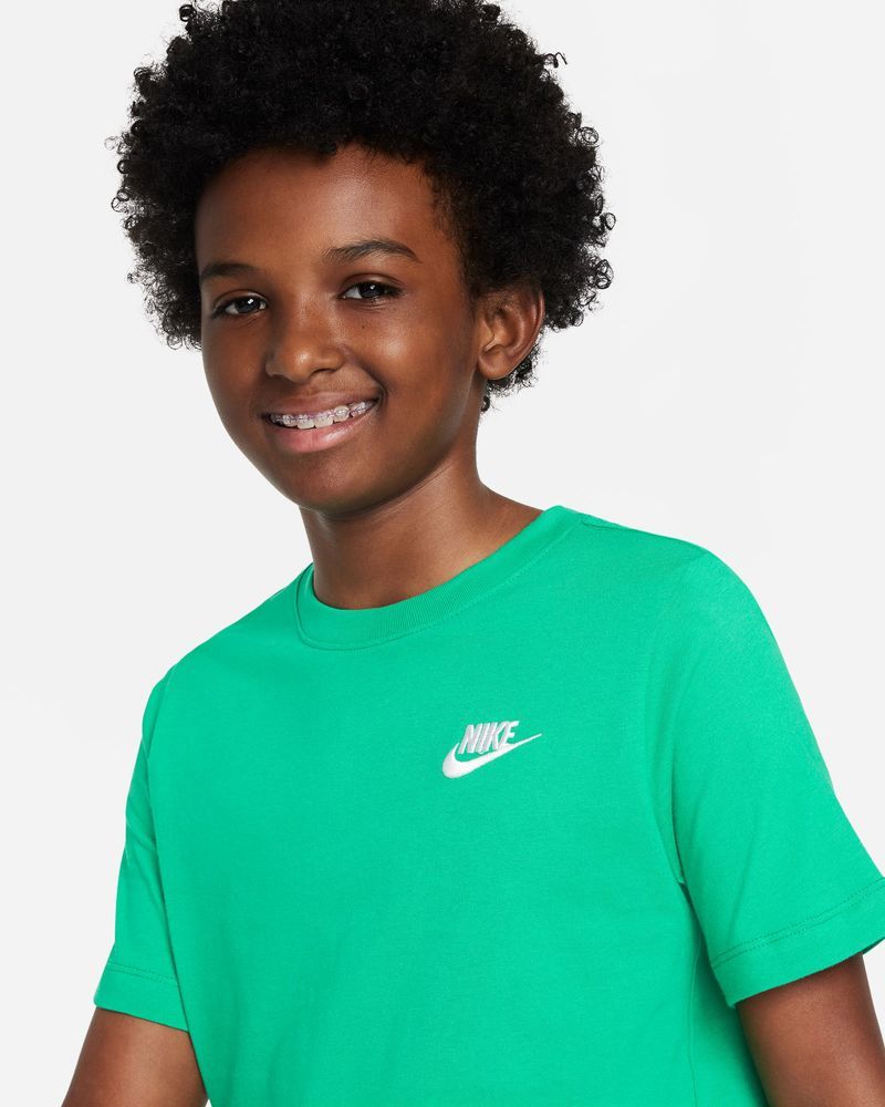 t shirt nike sportswear vert clair pour enfant ar5254 331