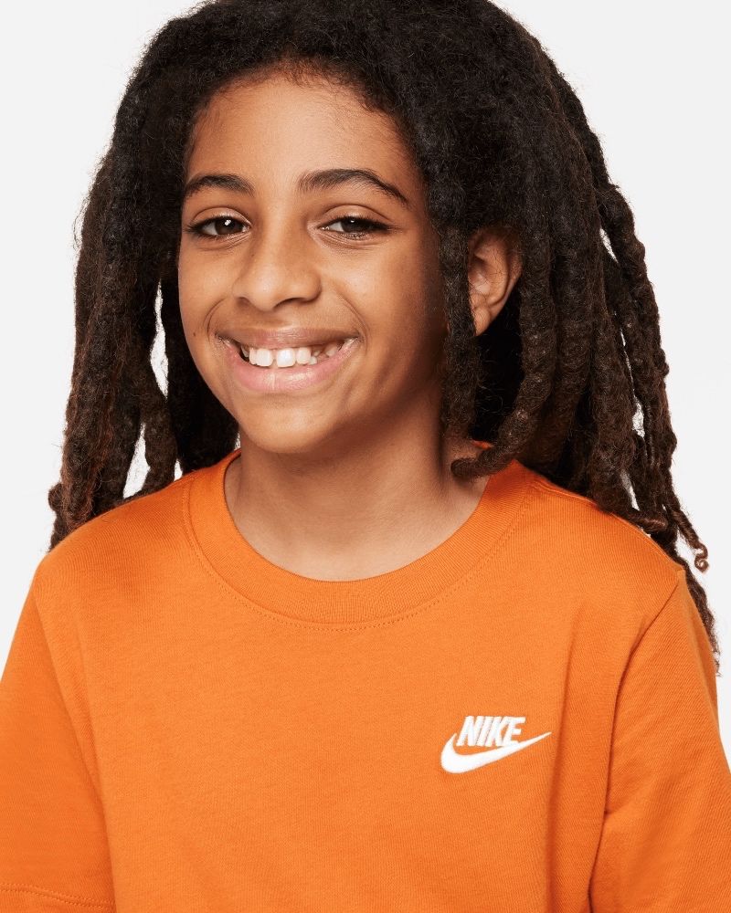 Nike Sportswear Children s Orange T Shirt EKINSPORT