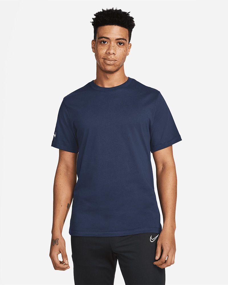 T Shirt Nike Team Club 20 pour Homme CZ0881 451 Bleu Marine
