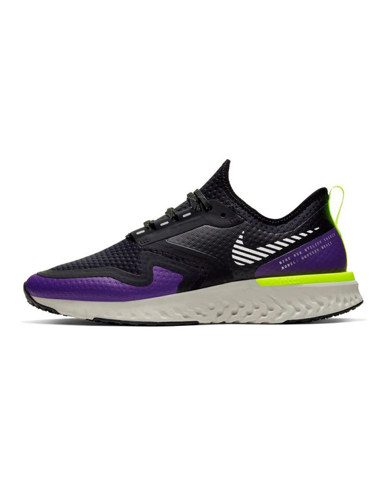 Nike odyssey react shop shield 2 mujer