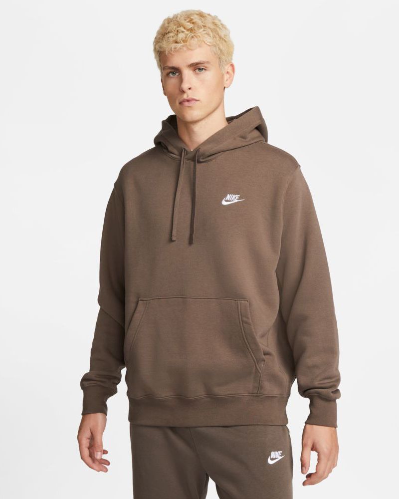 Sweat Nike Sportswear Club Fleece pour Homme - BV2662-259 - Marron