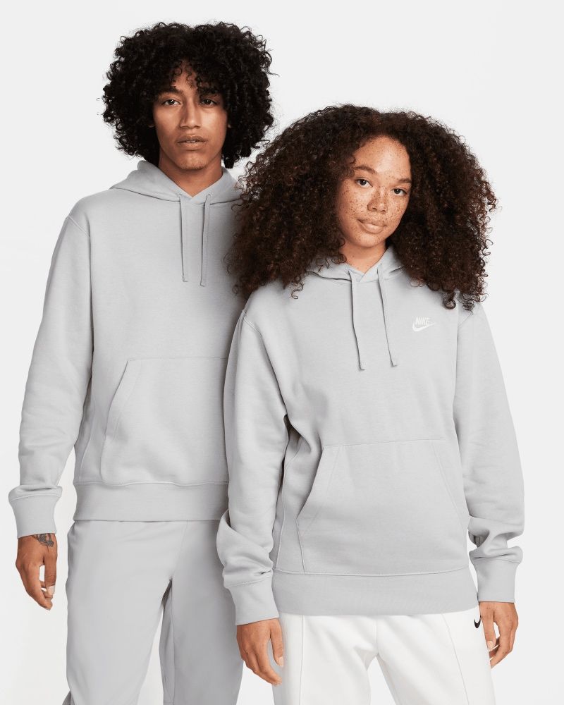 Men s Nike Sportswear Club Fleece Hoody Heather Grey EKINSPORT