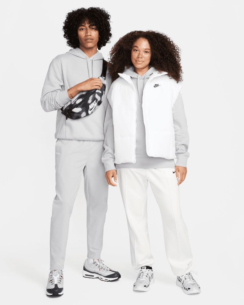 Men s Nike Sportswear Club Fleece Hoody Heather Grey EKINSPORT