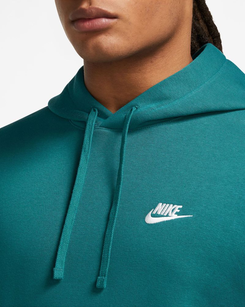 Nike club deals hoodie vert