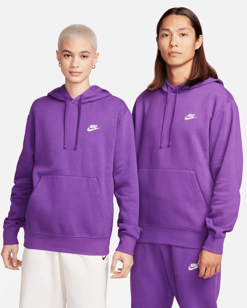 Men s Nike Sportswear Club Fleece Dark Purple Hoodie EKINSPORT
