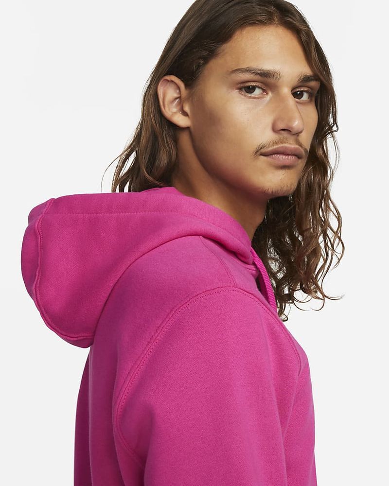 Nike Men s Fleece Sportswear Hoodie BV2654 621 Fluo Pink