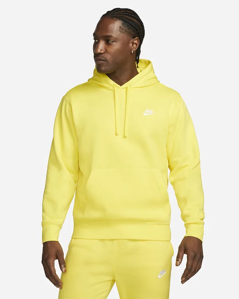 Sweat a capuche jaune nike clearance