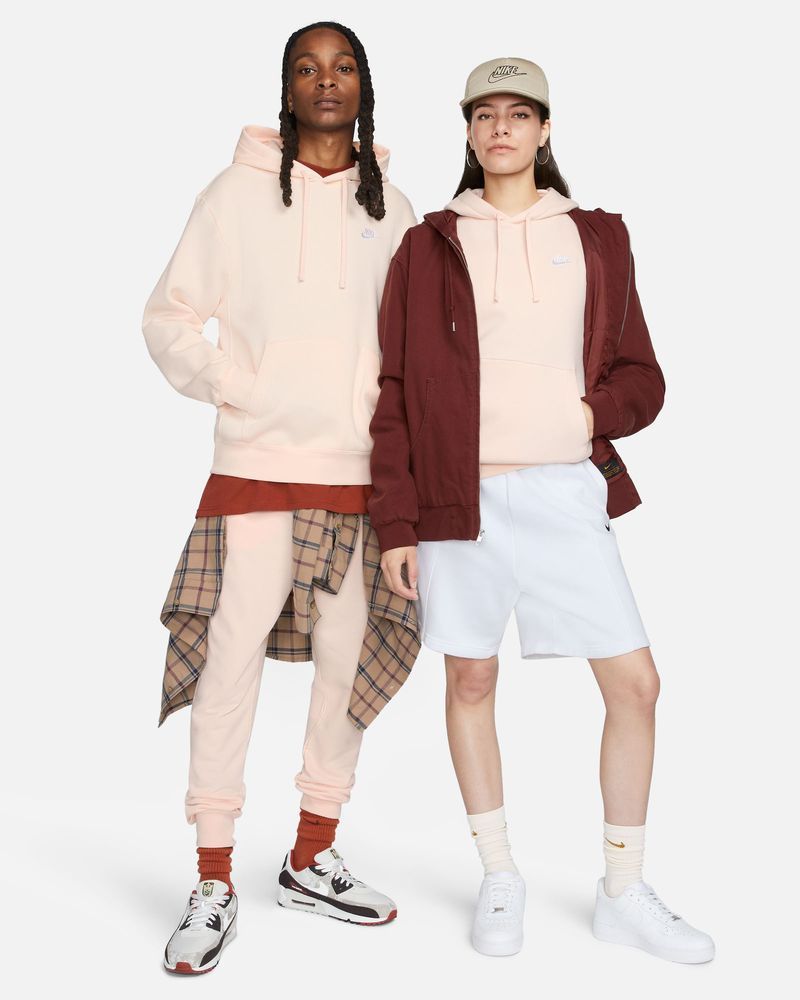 Men s Nike Sportswear Club Fleece Light Pink Hoodie EKINSPORT