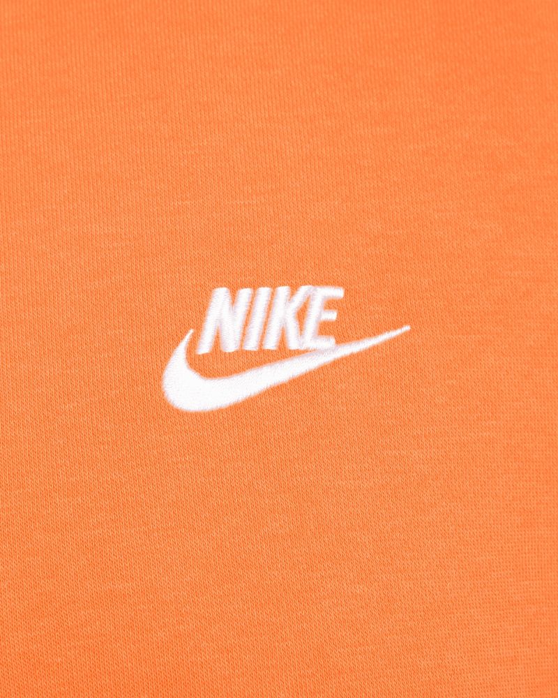 Men s Nike Sportswear Orange Arctic Club Fleece Hoodie EKINSPORT