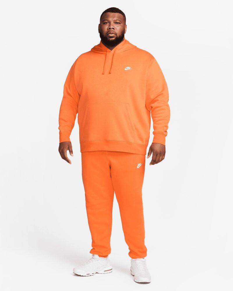 Men s Nike Sportswear Orange Arctic Club Fleece Hoodie EKINSPORT