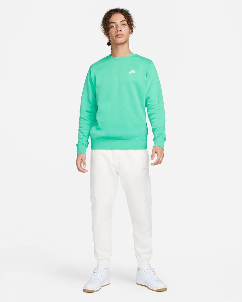 Sweat-shirt Nike Sportswear Club Fleece Vert Lumineux pour Homme