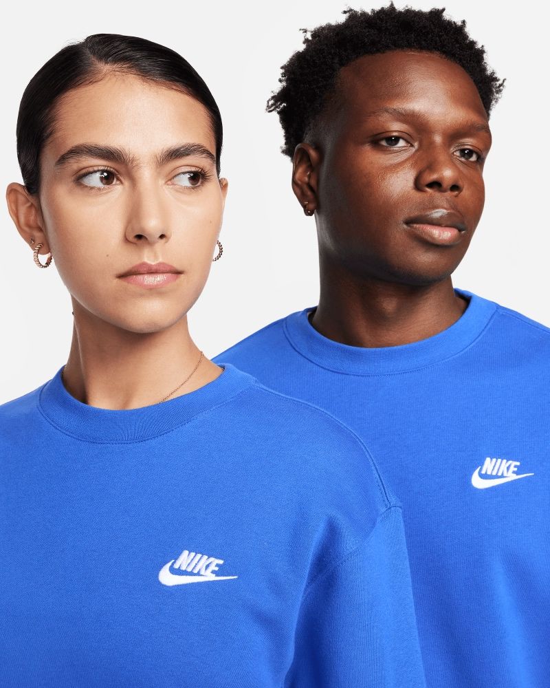 Royal blue nike crewneck hotsell sweatshirt