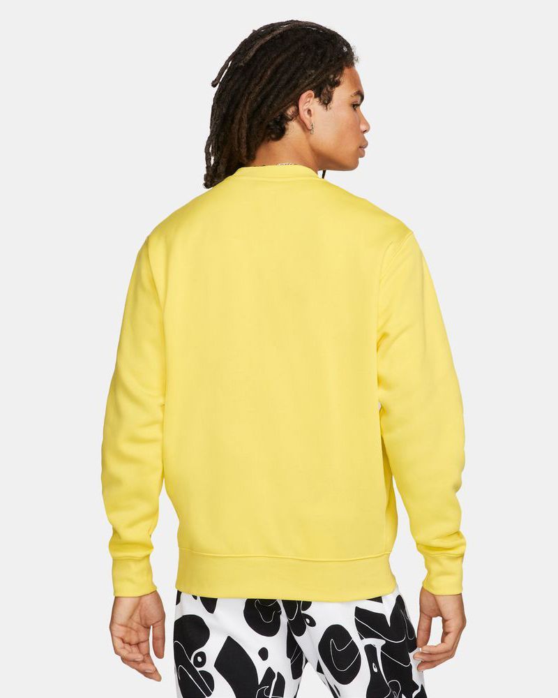 Sweat Nike Sportswear Club Fleece pour Homme BV2662 765 Jaune