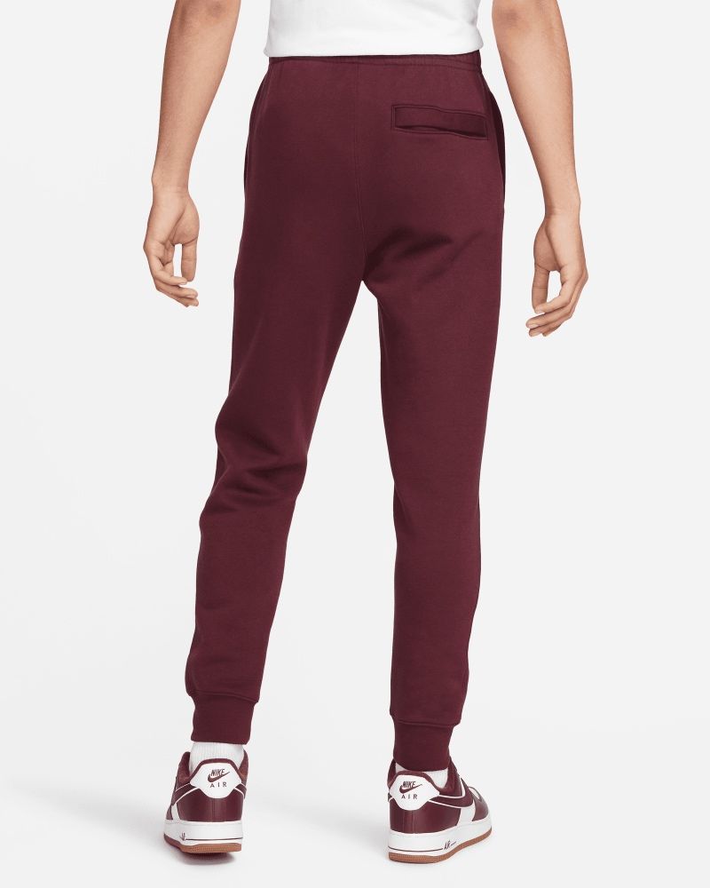 Nike sweatpants burgundy top