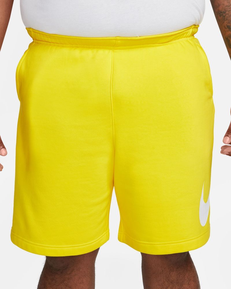 mens yellow nike shorts