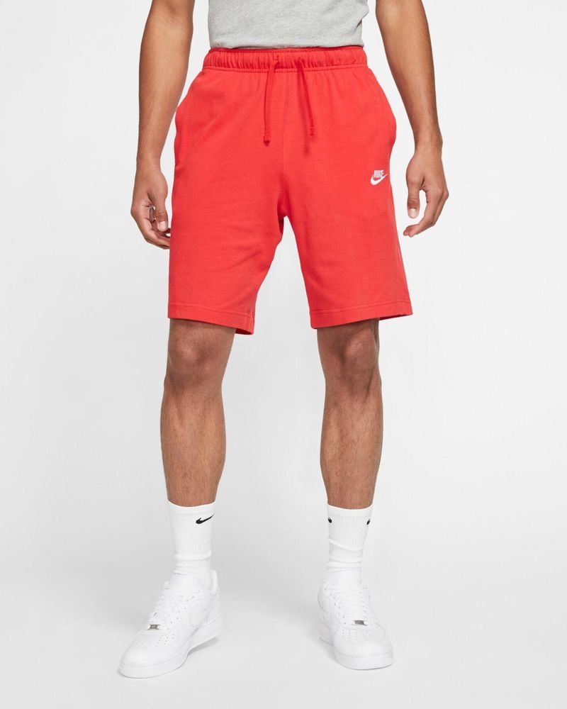 Short court pour Homme en Coton Rouge