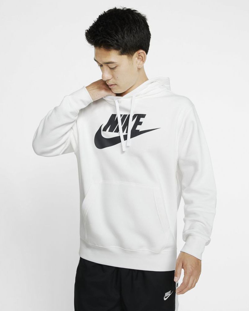 Nike Sweat à Capuche NSW Club - Vert/Blanc Enfant