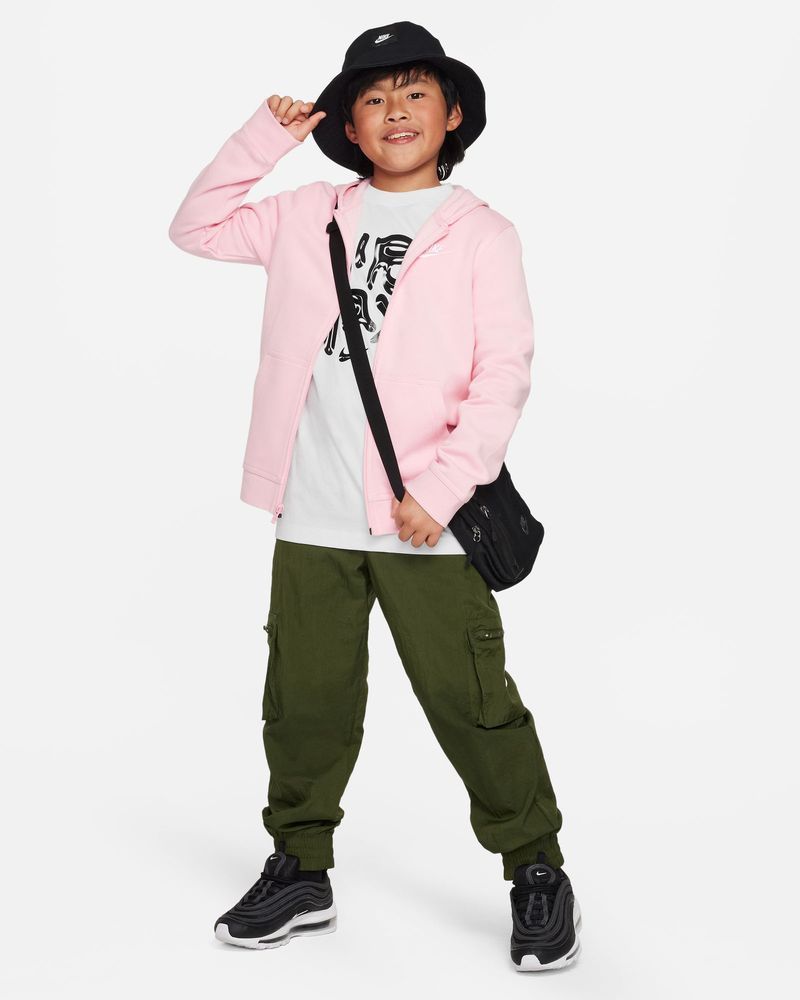 Nike felpa bambino rose store