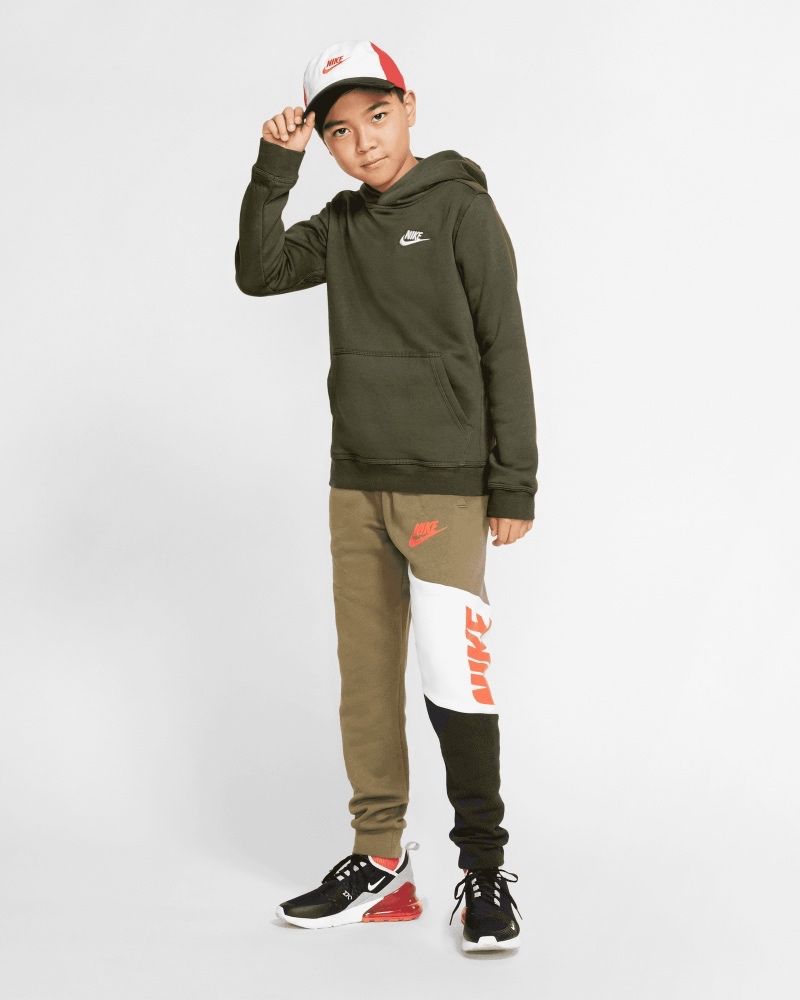 Nike Tech Fleece Sportswear Veste Enfants Vert Olive Noir 