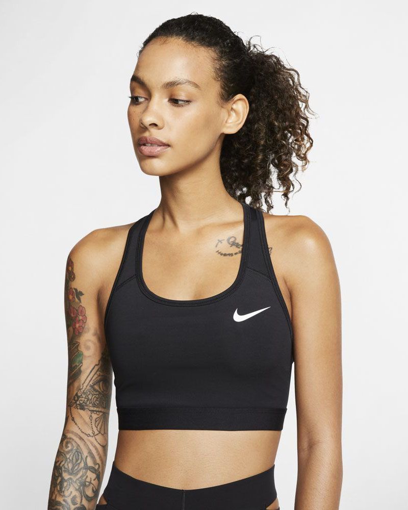 Soutien Nike Swoosh Band Bra para mulher - BV3900-010 - Preto