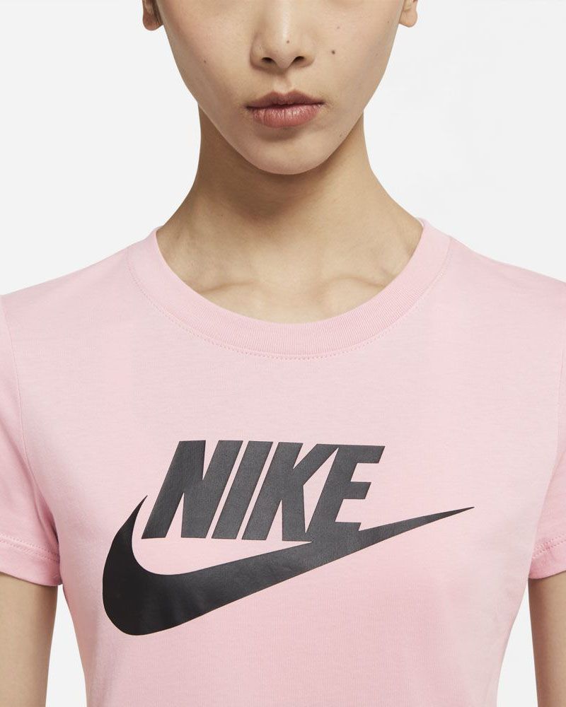 T shirt nike rose femme sales