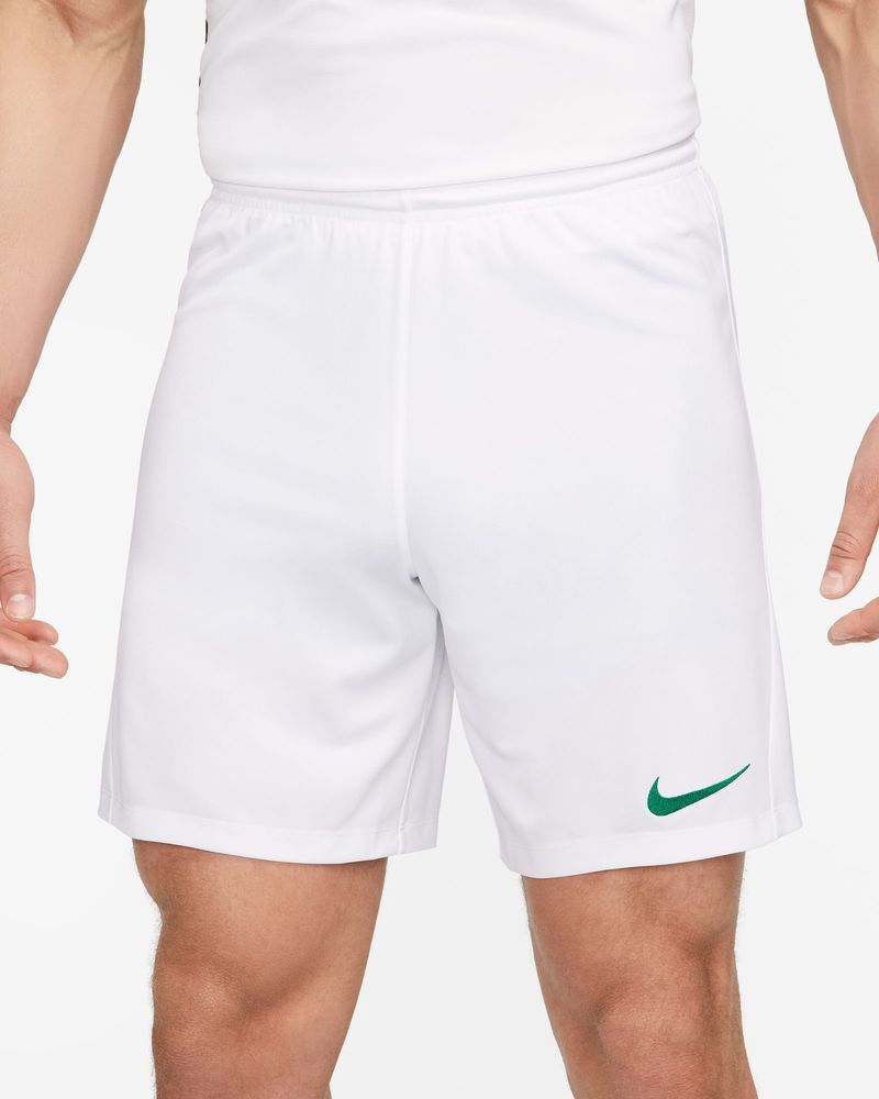 Short Nike Park III pour Homme BV6855 102 Blanc Vert EKINSPORT