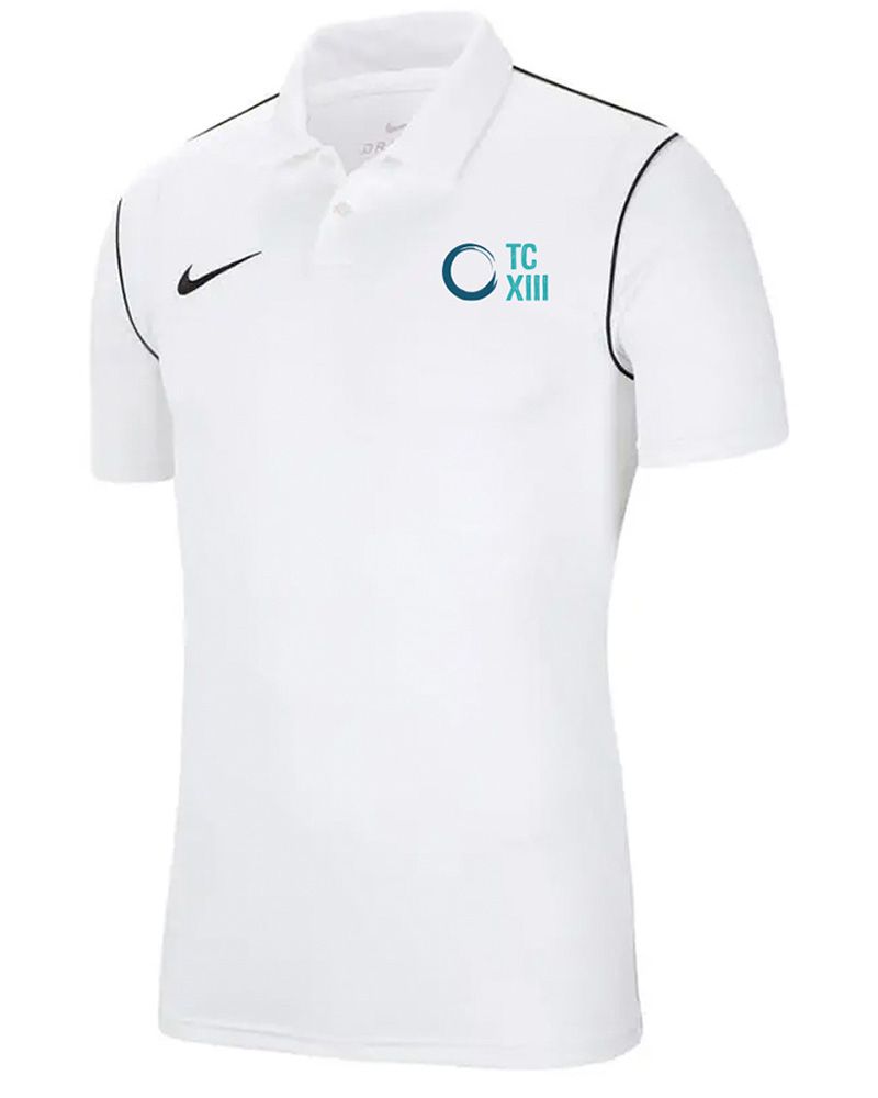 Polo Blanc Nike Park 20 pour Enfant Tennis Club XIII EKINSPORT