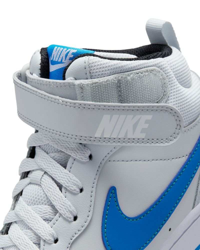 Nike Court Borough 2 Grey Blue Childrens Shoes CD7782 012