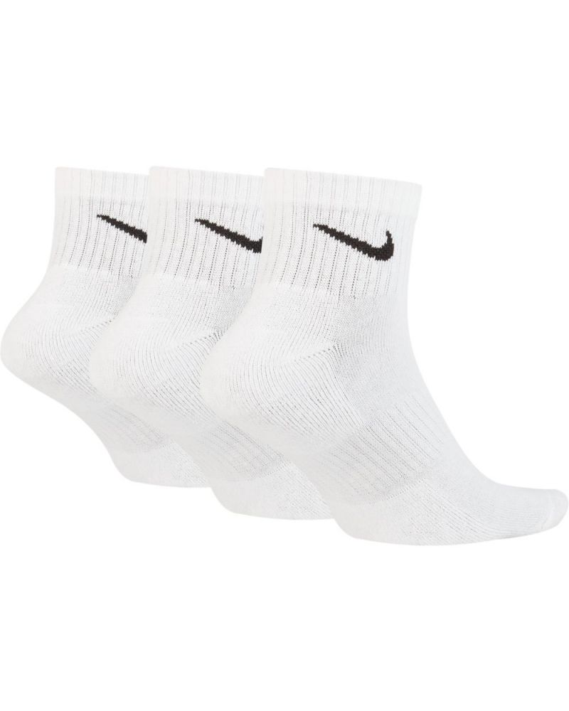 CHAUSSETTES NIKE 3P YTH COTTON CUSHION NO SHOW BLANCHES