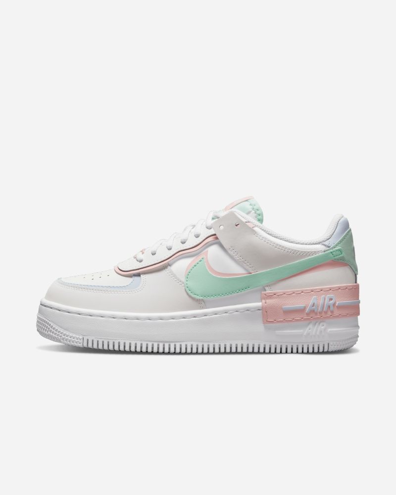 Zapatillas Nike Air Force 1 Shadow Blanco y Verde Menta, Mujer