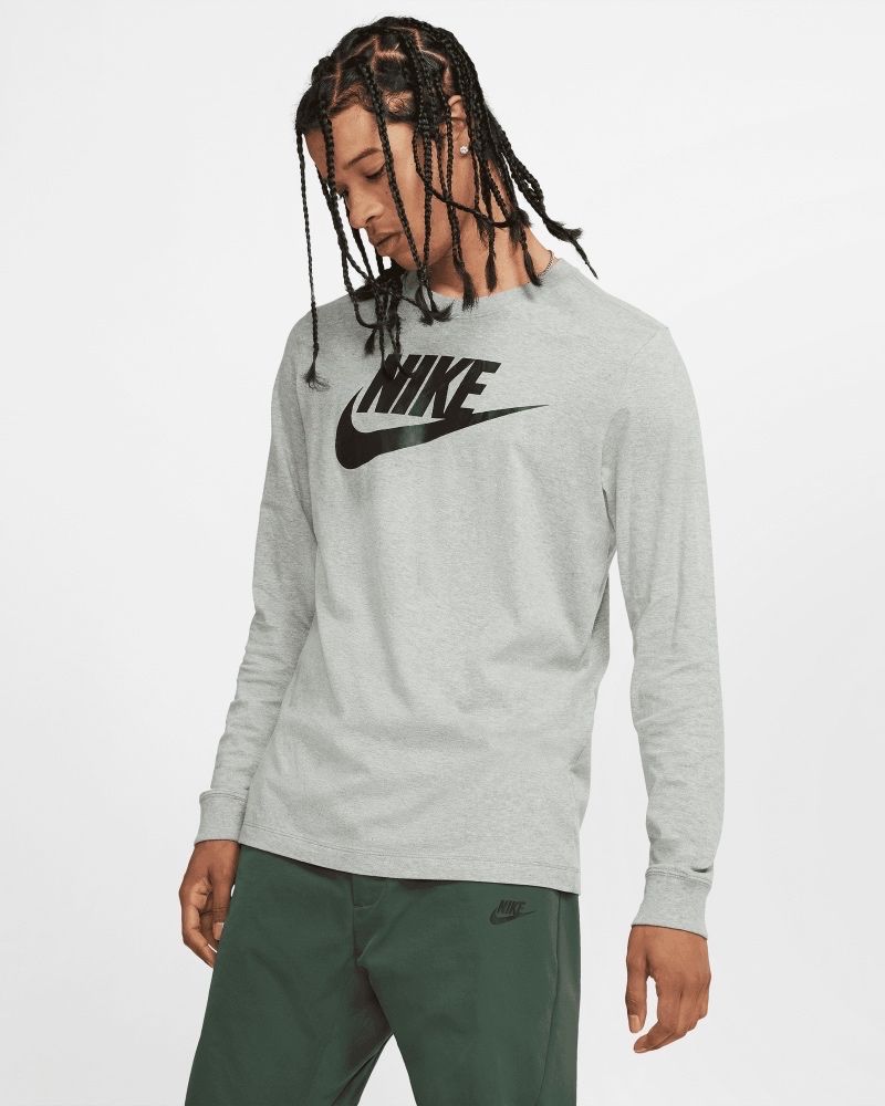 Nike Sportswear Men s Grey Long Sleeve T Shirt EKINSPORT