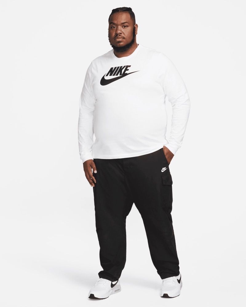 T shirt manches longues Nike Sportswear Blanc pour Homme EKINSPORT