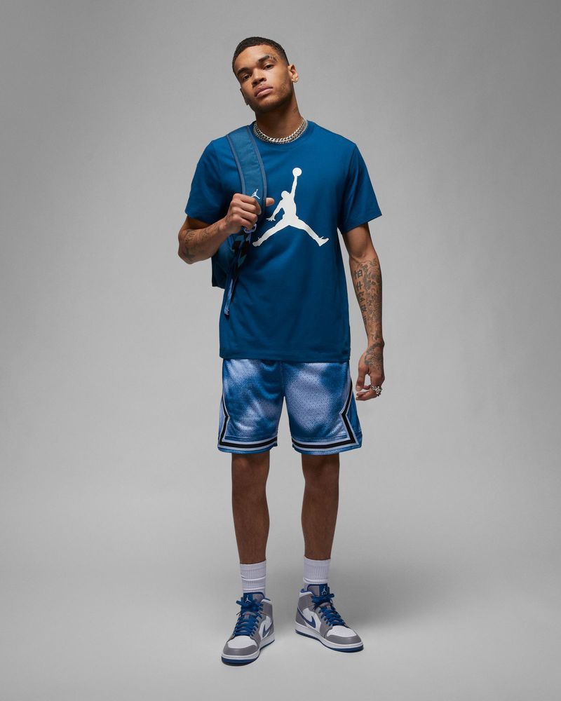 T shirt hot sale jordan bleu