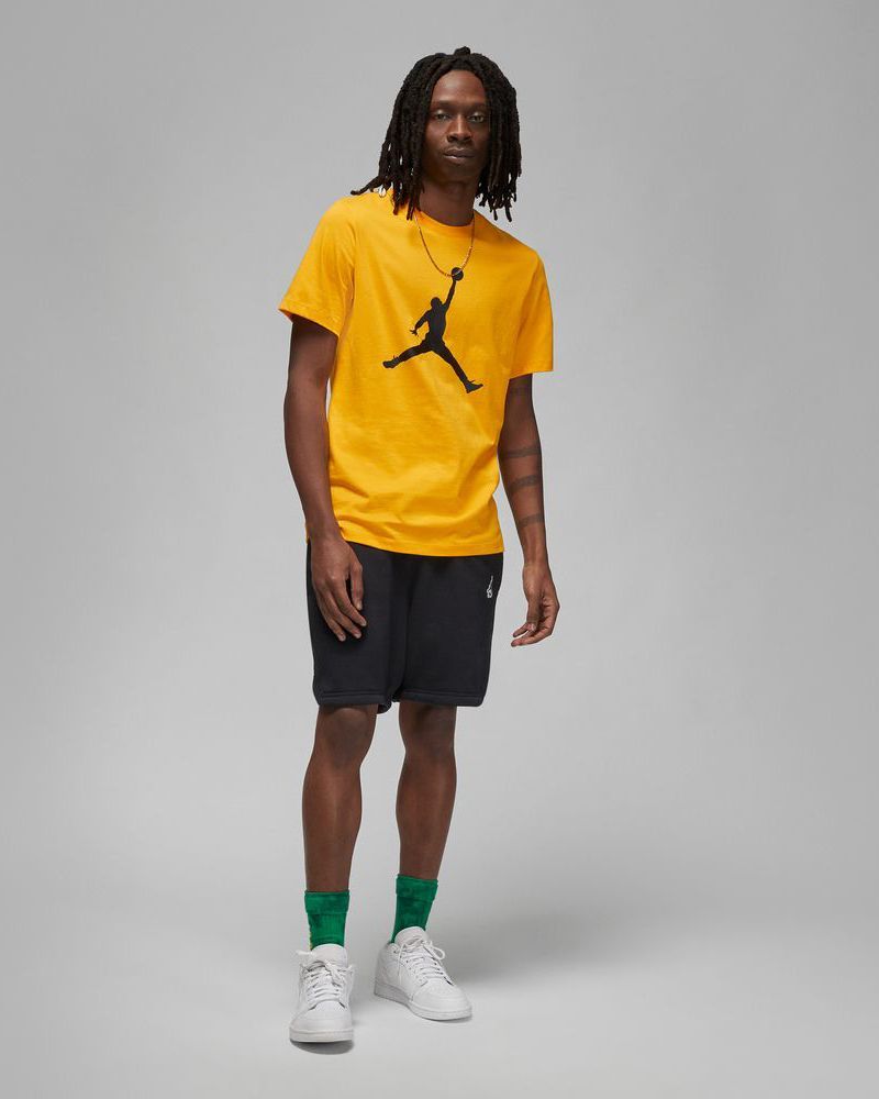 Yellow air store jordan shirt