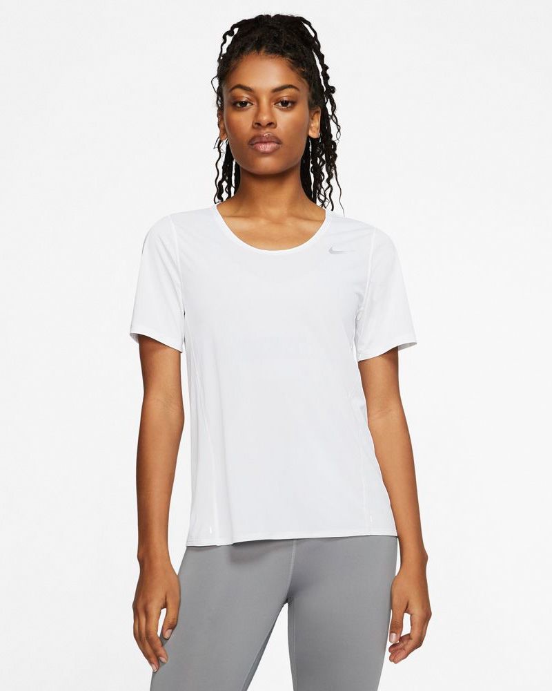 Camisola de corrida Nike City Sleek Mulher - CJ9444-100 - Branco