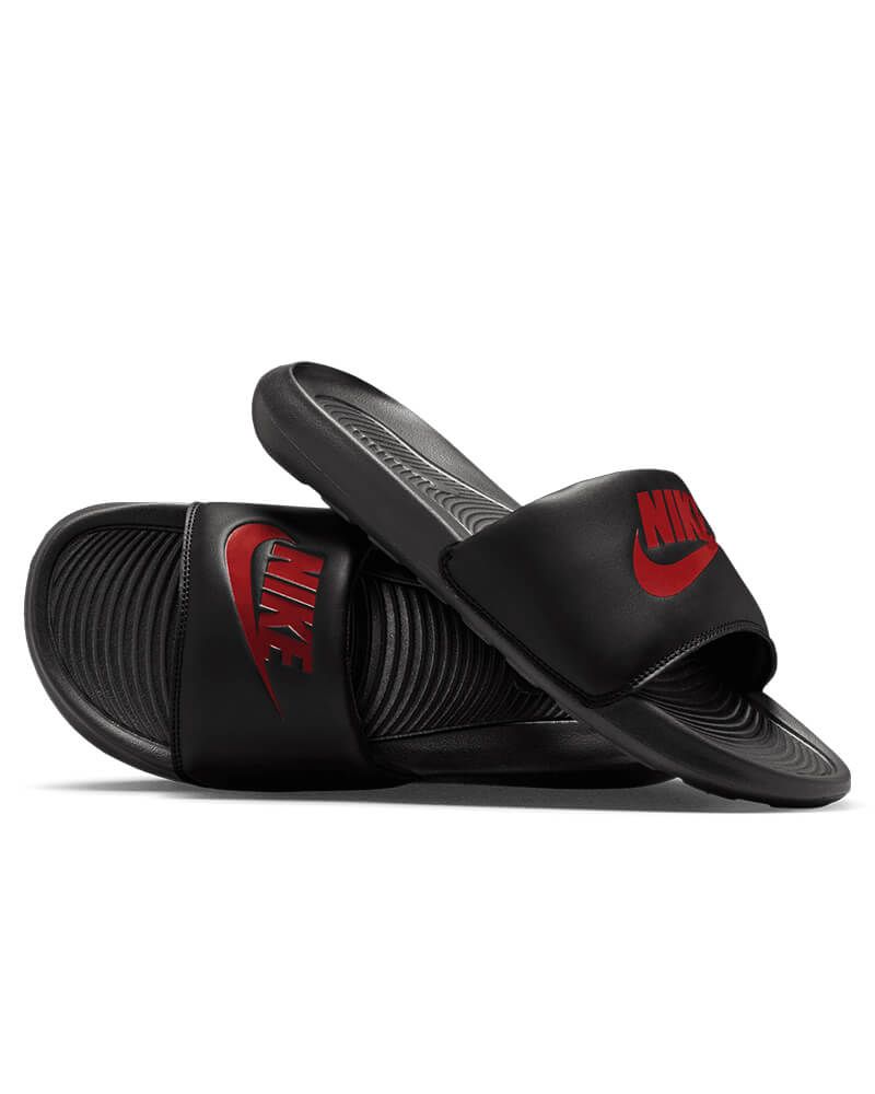Claquette nike rouge et noir sales