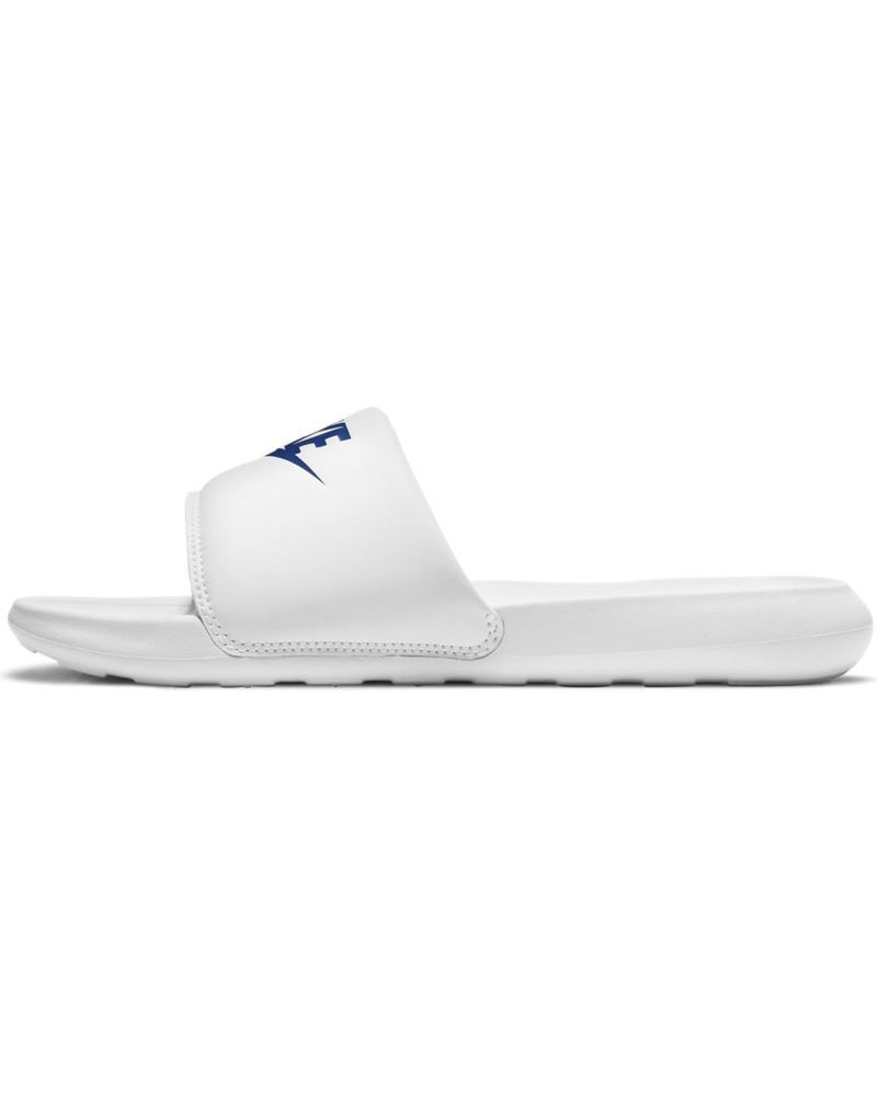 Claquette nike 2025 blanche et bleu