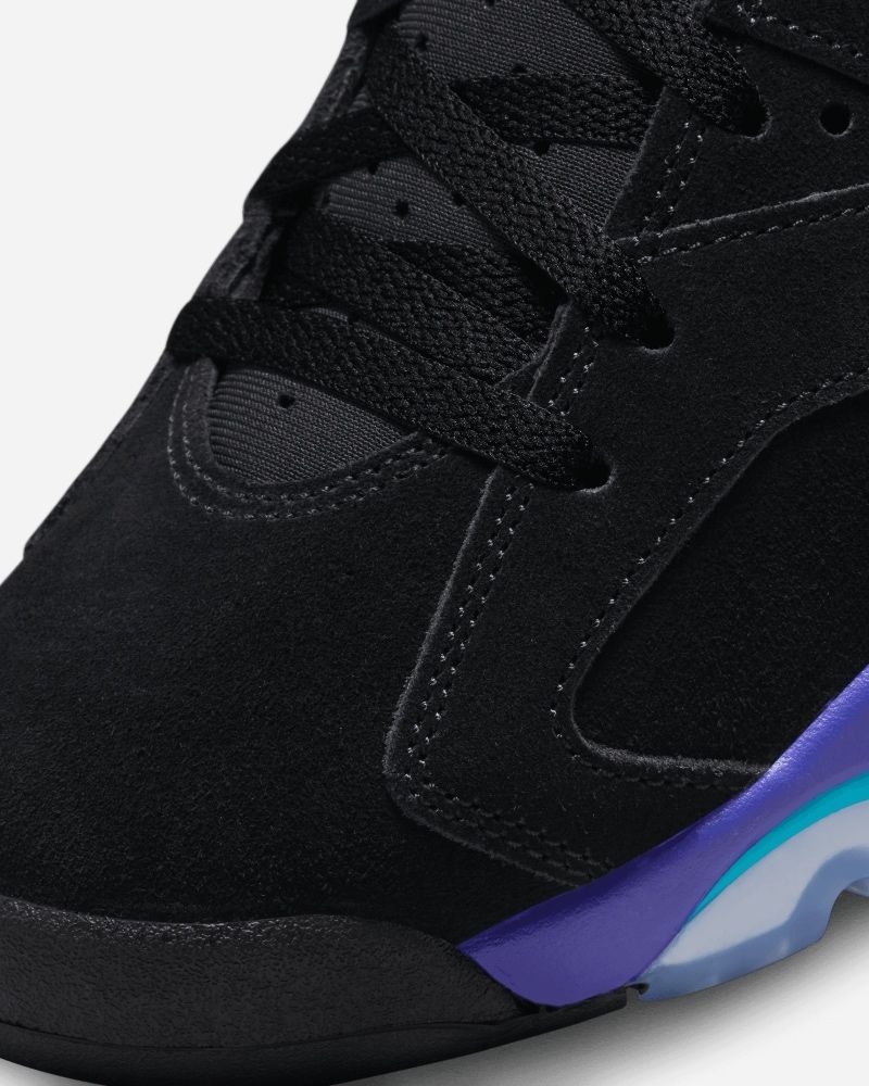 Jordan retro 6 purple and black best sale