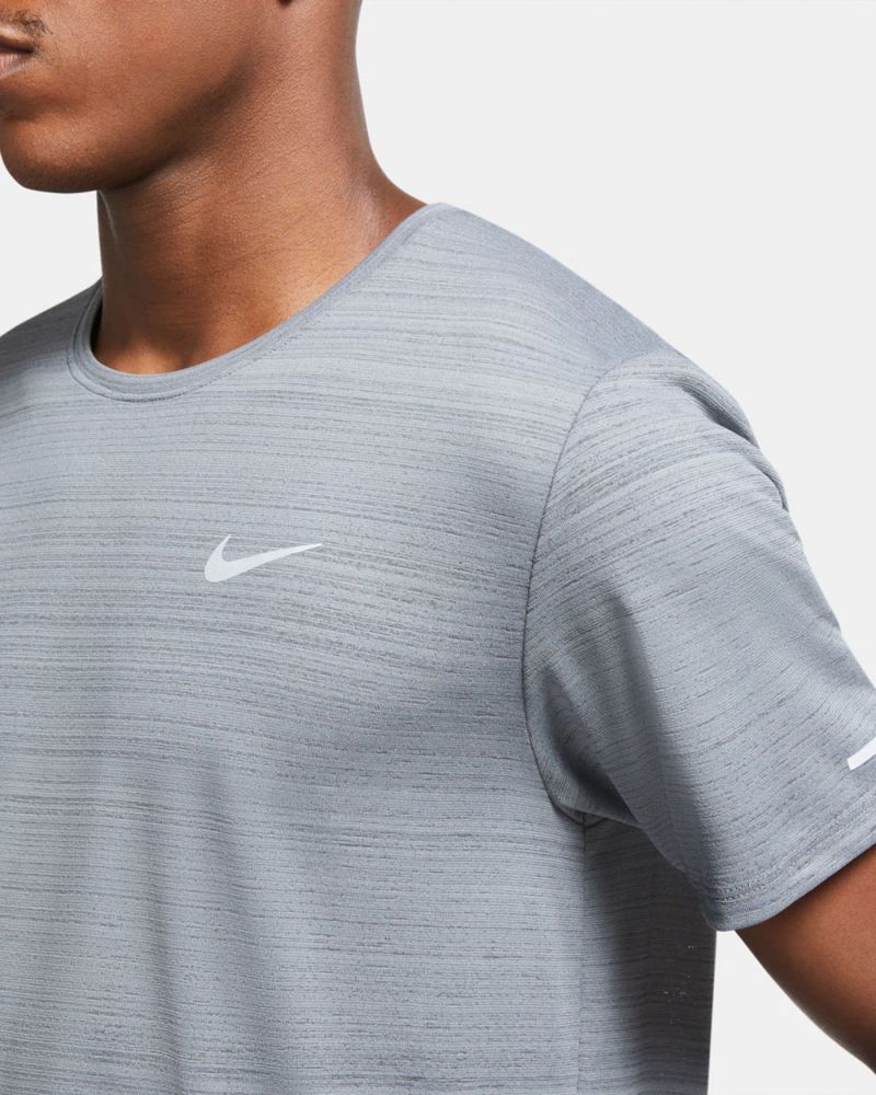 Nike dri fit miler grey sales