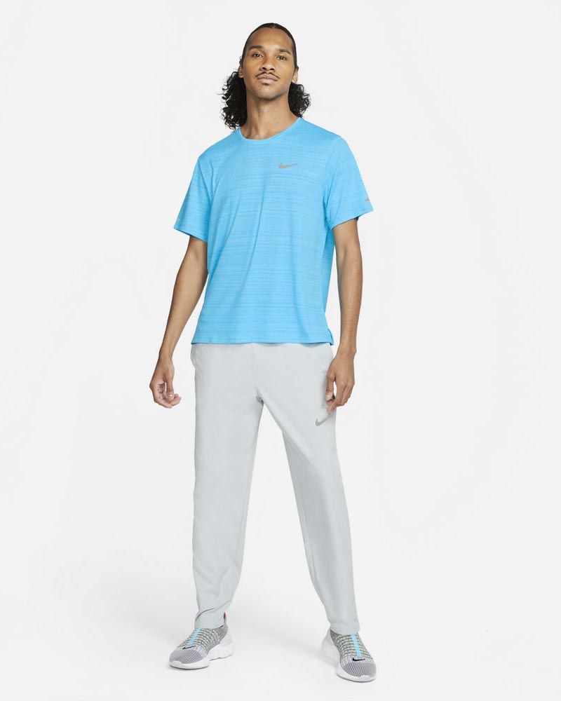 T-shirt de running miler bleu clair homme - Nike