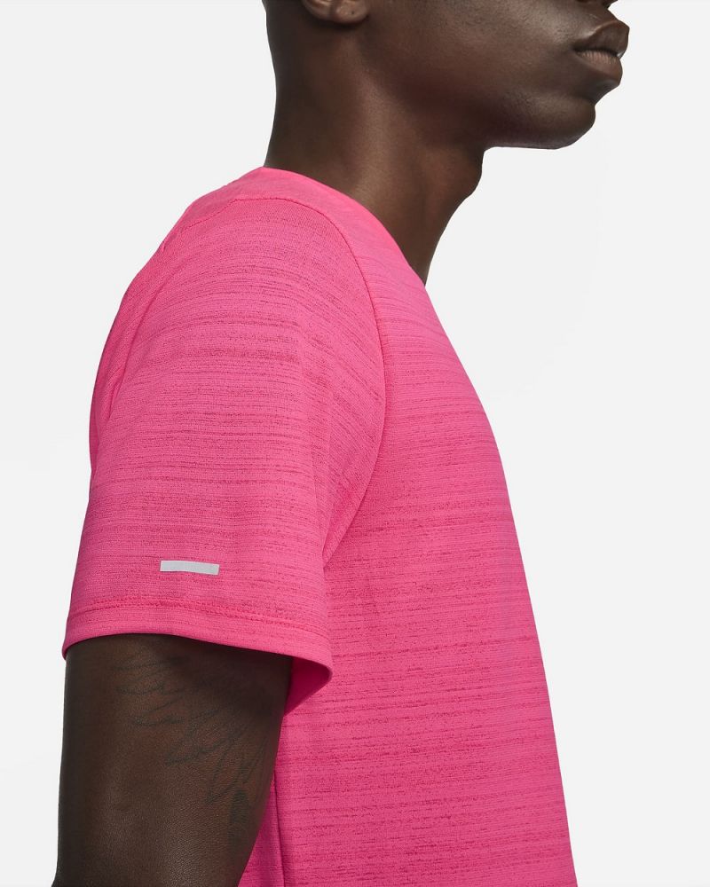 Nike miler deals t shirt pink