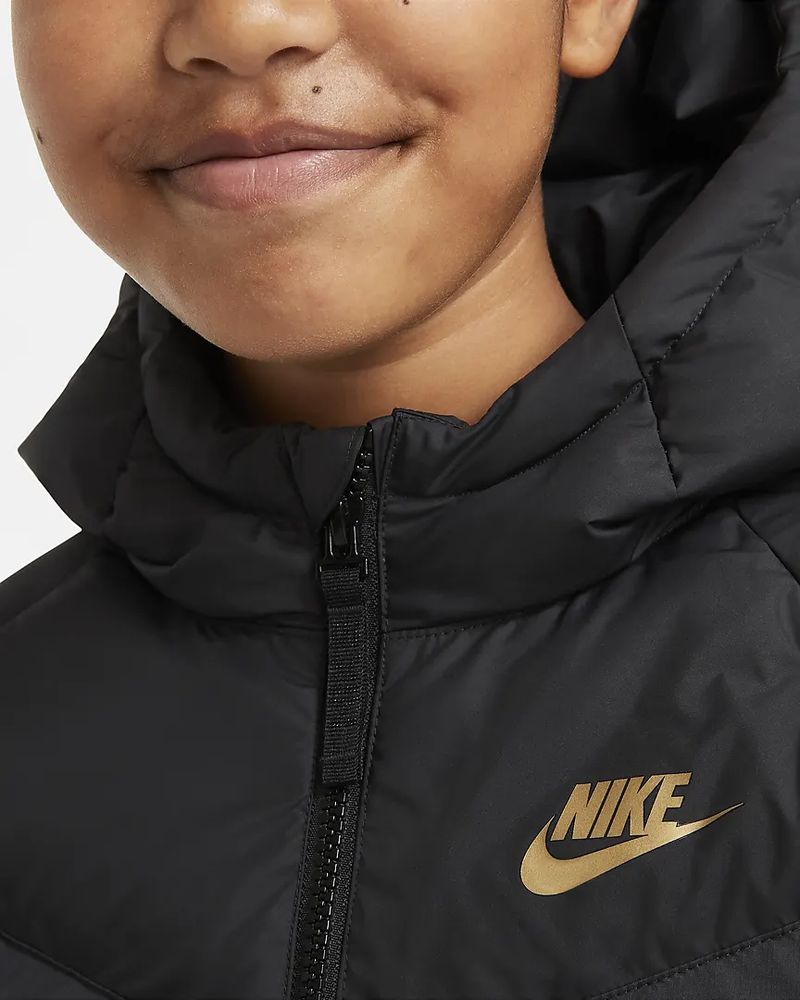 Doudoune sportswear AOP noir enfant - Nike