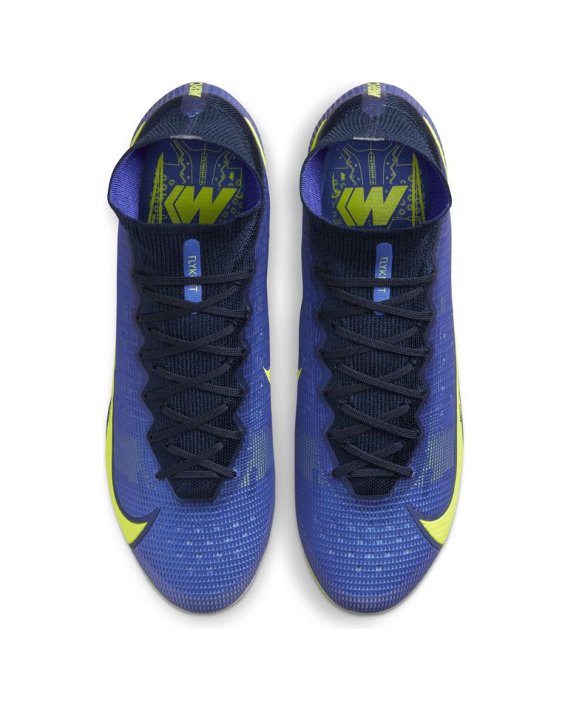 Chaussures de football Nike Mercurial Superfly 8 Elite SG-Pro AC Bleues CV0960-574