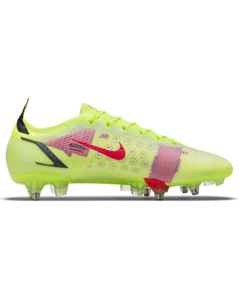 Chaussures de football Nike Mercurial Vapor 14 Elite SG Pro jaunes CV0988-760