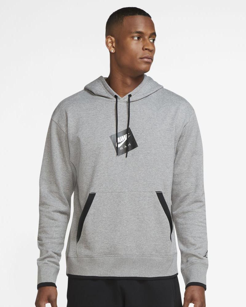 sweat a capuche jordan gris