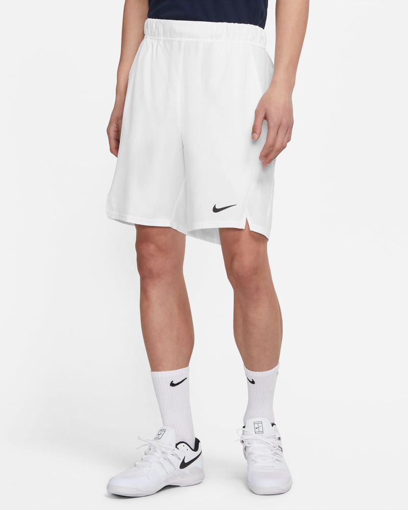 Men s Nikecourt Dri Fit Victory 9in White Short CV2545 100