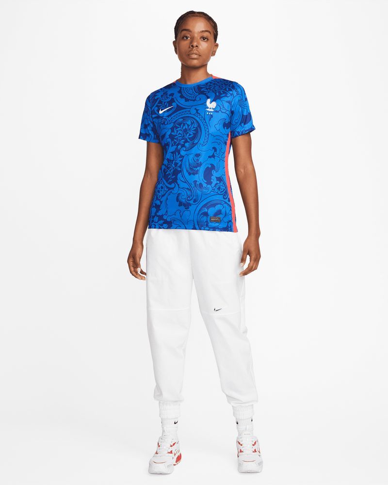 Pantalon survêtement Femme Equipe de France Academy bleu 2022 sur