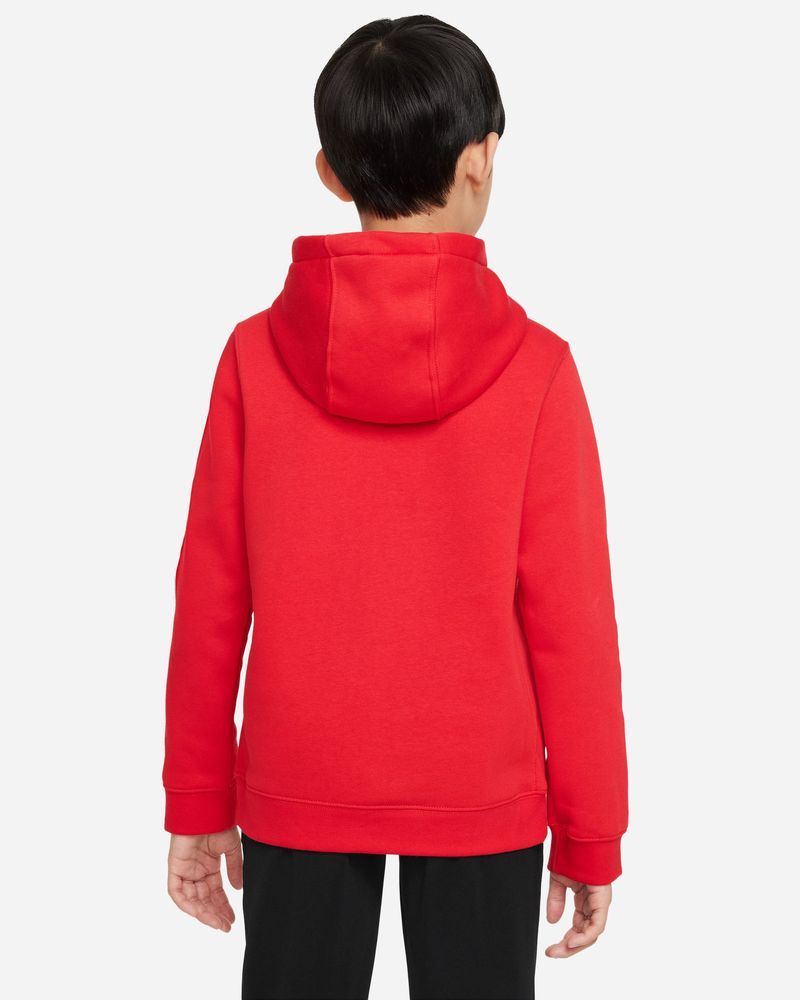 Sweat à capuche Nike Team Club 20 Rouge pour enfant Sweat à capuche Nike Team Club 20 Rouge pour enfant